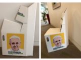 Smurfit Kappa has worked with a local entrepreneur to launch a portable and sustainable chair ahead of the Pope’s visit to Ireland.