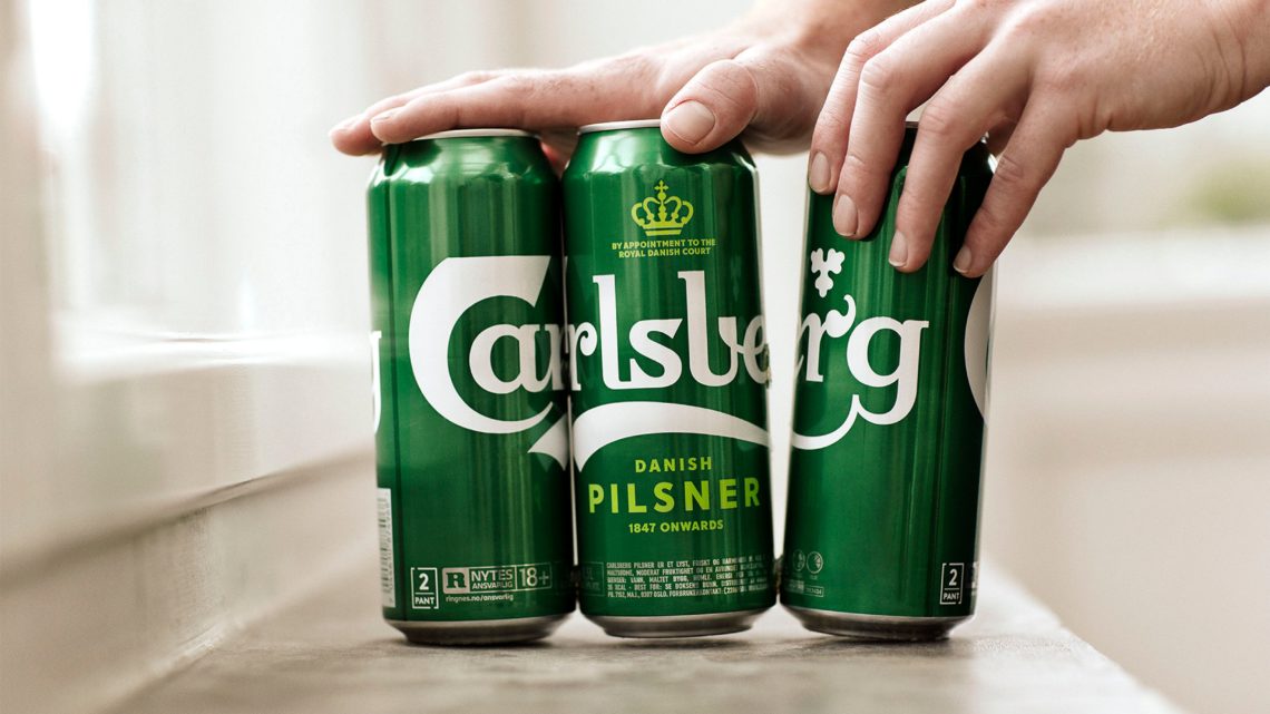 Carlsberg to replace plastic ring can holders with recyclable glue