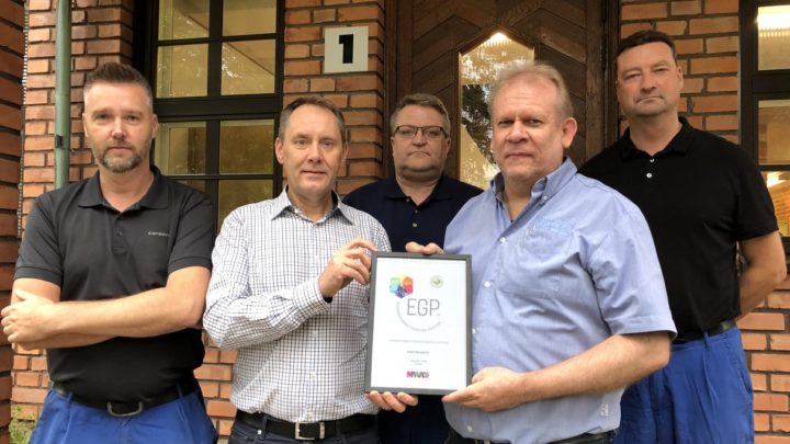 EGP Partnership certificate to RKW Finland