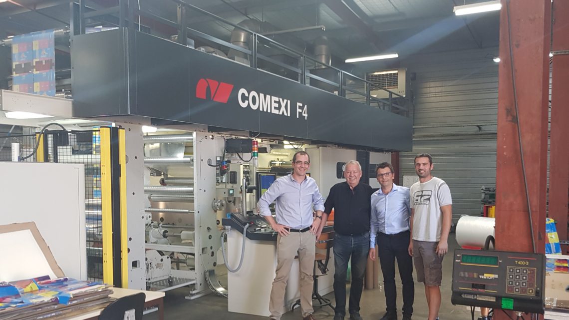 Plastiques Landais renews its confidence in Comexi with the acquisition of a new flexographic press