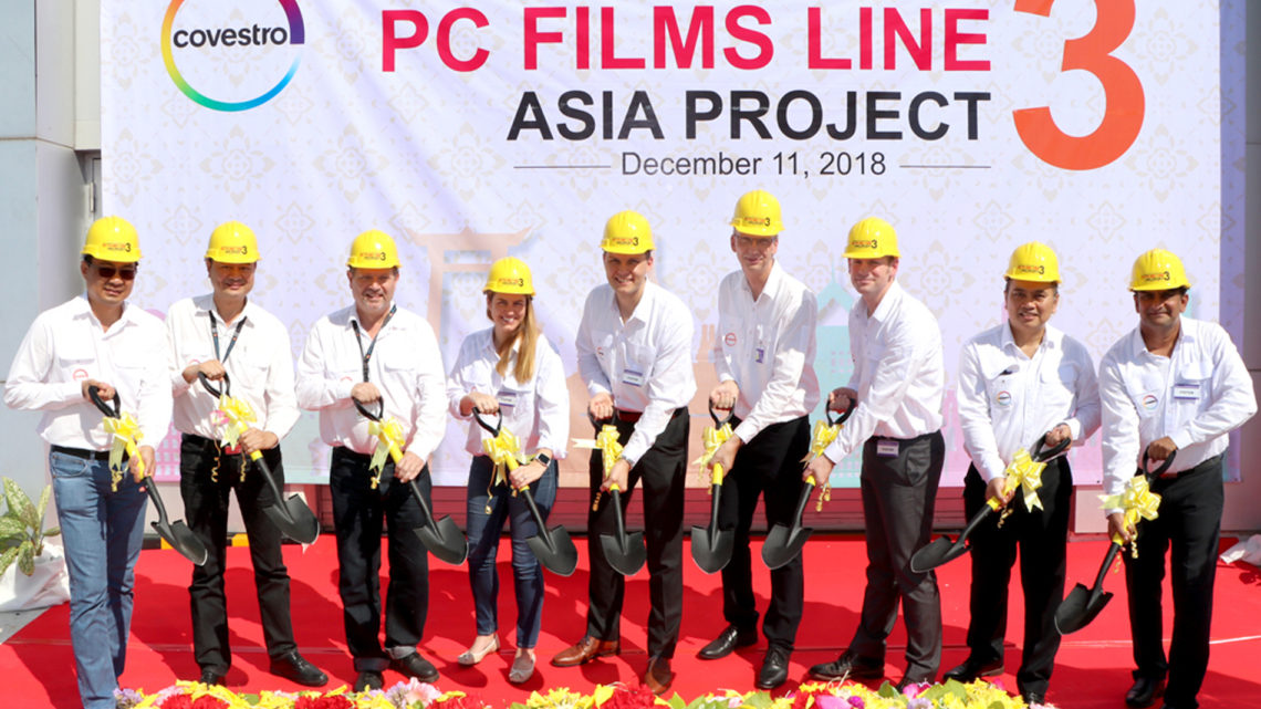 Covestro breaks ground on new production line in Thailand