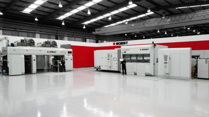 CO 750 coating line installed in Bobst Manchester Competence Centre