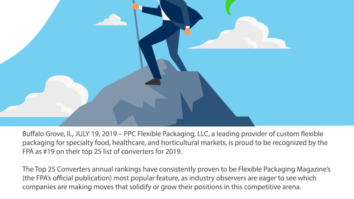 PPC Flexible Packaging Announces Inclusion on Top 25 Converters List