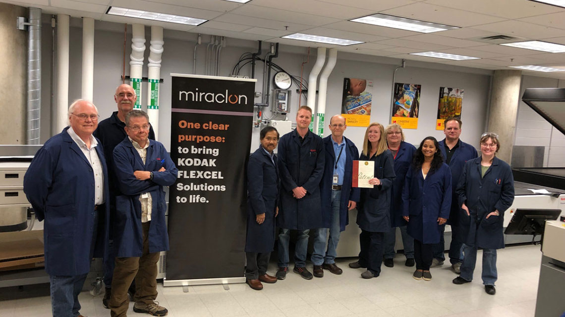 R&D scientists at Miraclon recognized for outstanding innovation for the KODAK FLEXCEL NX Ultra Solution