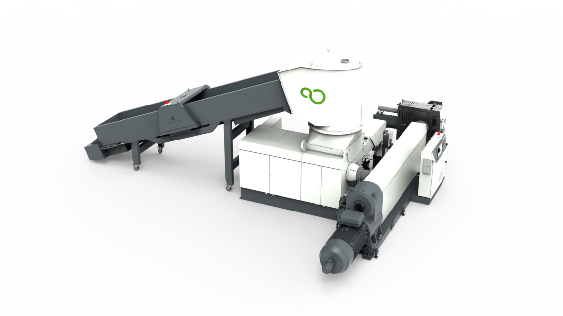 PURE LOOP presents a new shredder-extruder combination for high throughputs