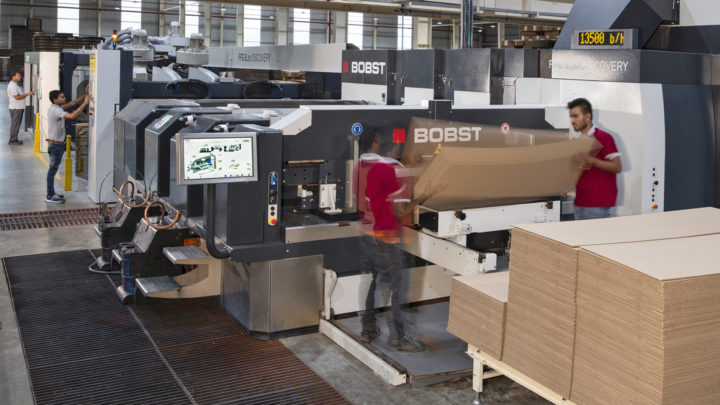B&B Triplewall regains corrugated world production record with BOBST flexo folder gluer