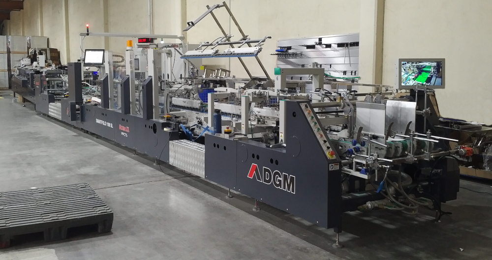 SUPERIOR LITHOGRAPHIC INVEST IN ANOTHER PPCTS DGM SMARTFOLD 1100SL FOLDER GLUER AND IMPACK PACKER SOLUTION