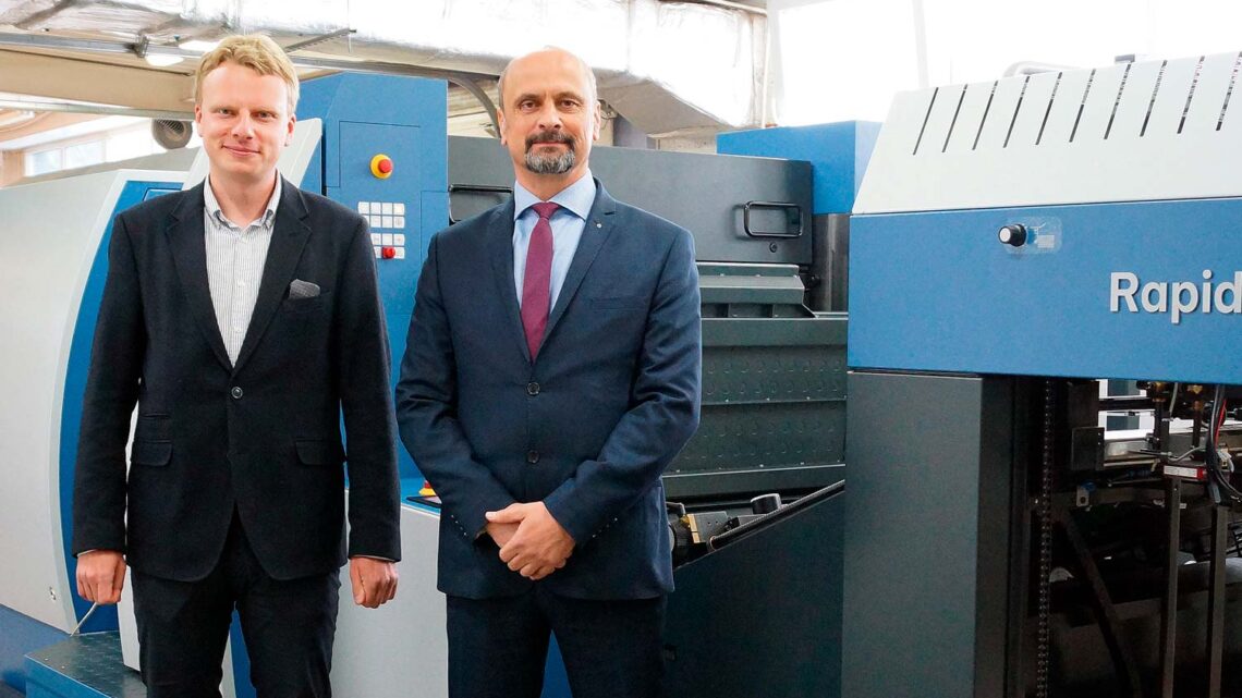 Poland’s first Rapida RDC 106 rotary die-cutter now being used in production at Top-Pol