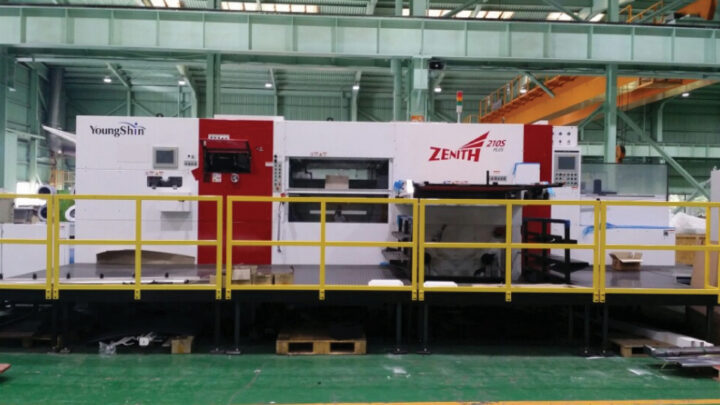 COMPLETE DESIGN & PACKAGING SELECTS YOUNG SHIN ZENITH 210 PLUS DIE CUTTER FOR HQ OPERATIONS