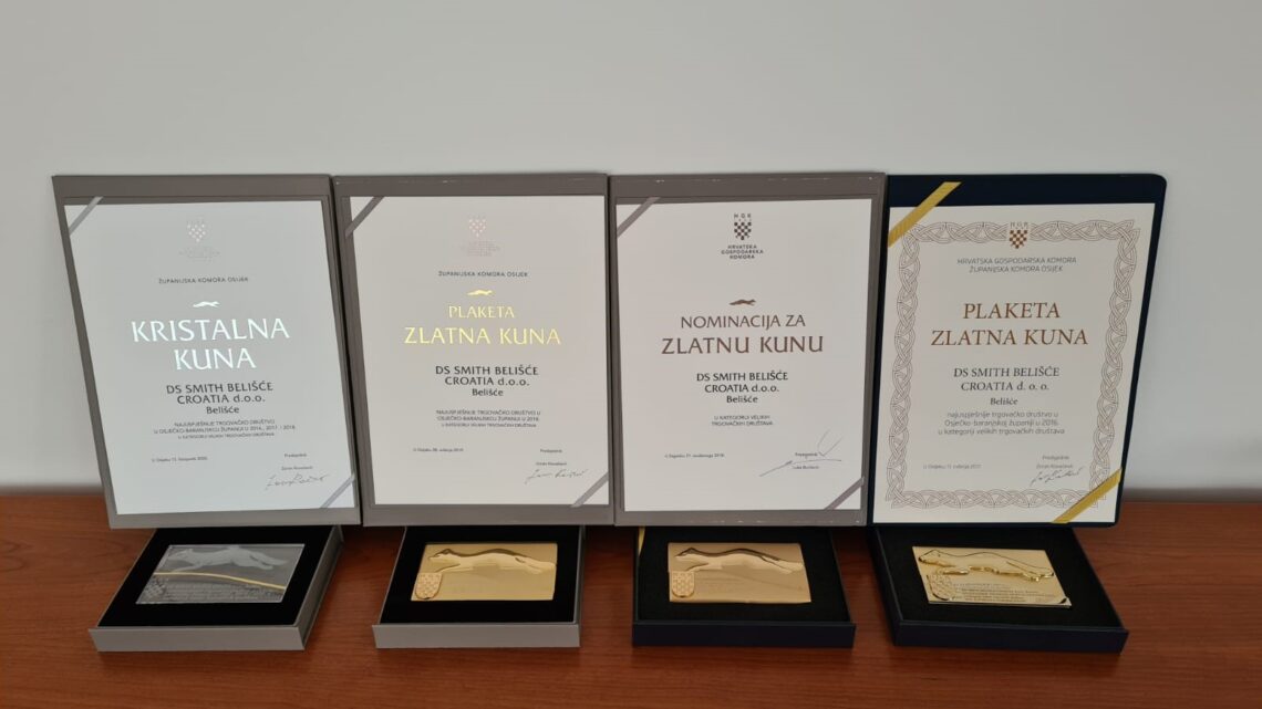 DS Smith wins Croatian Crystal Kuna Award