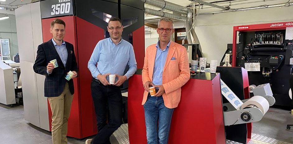 XEIKON DIGITAL TECHNOLOGY ENABLES LABO PRINT TO ADD PAPER CUP MANUFACTURING