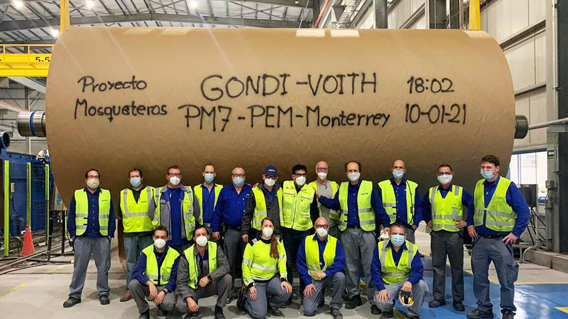 Successful start-up of cutting-edge paper machine Grupo Gondi PM 7 in Mexico