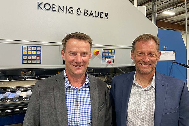 Jurgen Gruber Adds Responsibilities as Koenig & Bauer’s West Coast District Sales Territory