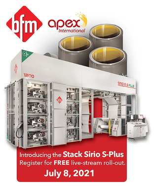 Apex and BFM join forces to unveil innovative flexo stack press