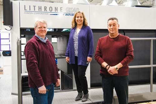 Wallace Carlson Installs First Komori Lithrone GX40 advance Press in the U.S. to Support Expanding Specialty Packaging Business