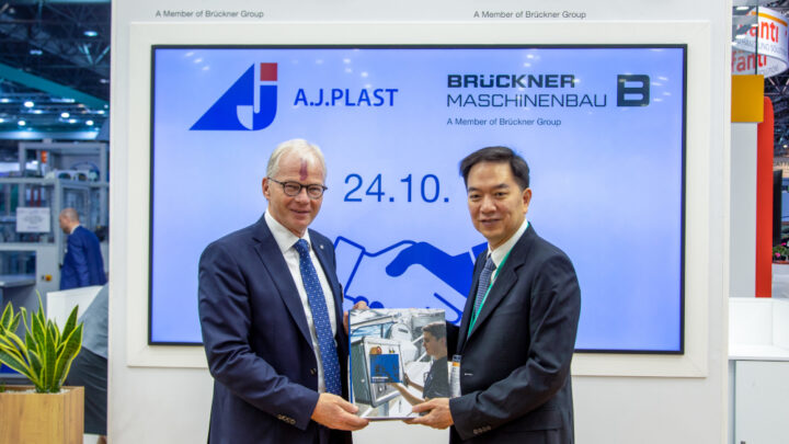 A.J. Plast and Brückner Maschinenbau contracted another highlight project for a high-speed BOPP line at K Show