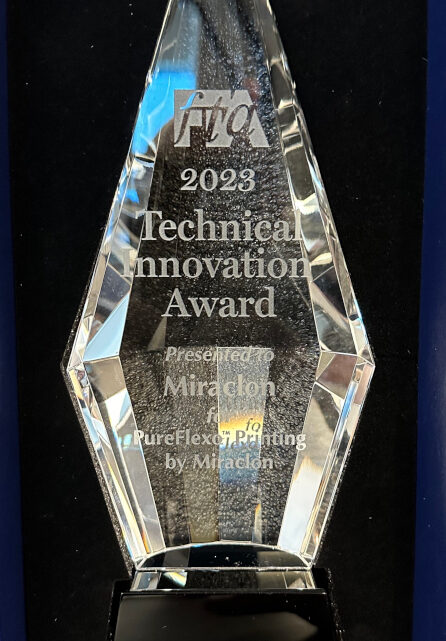 Miraclon receives FTA Technical Innovation Award  for PureFlexo Printing