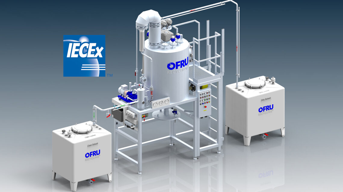 Innovation in Environmental Protection: OFRU Solvent Recycling Systems are Awarded IECEx Certification