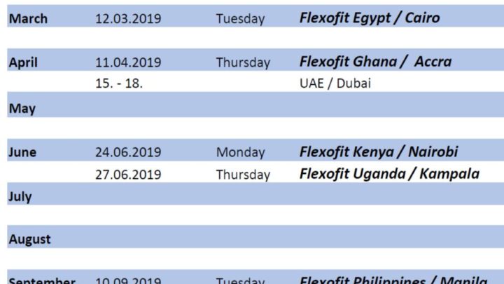 Flexofit Seminar Program 2019