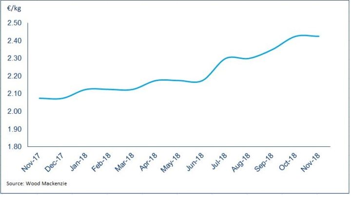 Will 2019 see European BOPET film prices rise even further?