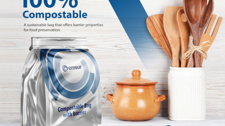 EMSUR presents its latest innovation, the Compostable Barrier Bag