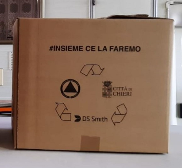 DS Smith Italy and Civil Protection in support of food solidarity