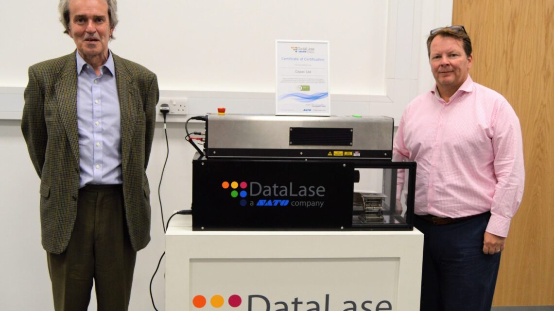 Cepac first to be awarded DataLase certification
