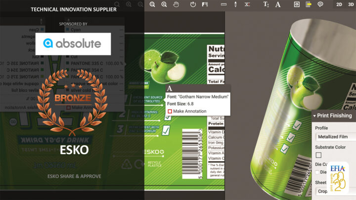 Esko Share & Approve honored with first award at EFIA 2020 Awards