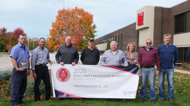 Martin Automatic Wins Safety Award