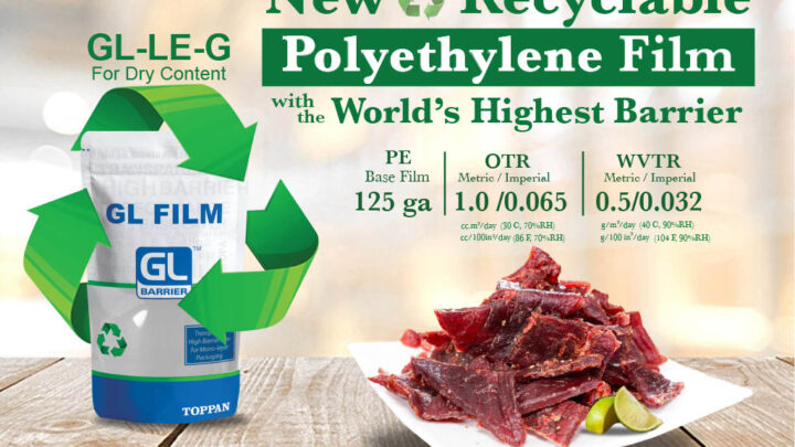 Toppan Launches Full-Scale Sales of PE and BOPP High Barrier Films for Mono-Material Packaging