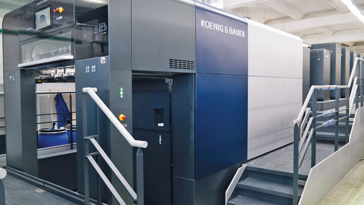 Diana fires up a new Rapida 105 from Koenig & Bauer