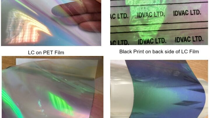 Idvac Develops Colour Shifting Film Using Liquid Crystals  For Brand Protection Applications