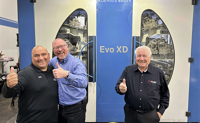 Great American Packaging Reaches New Milestones with Koenig & Bauer EVO XD 8-Color Flexographic Press