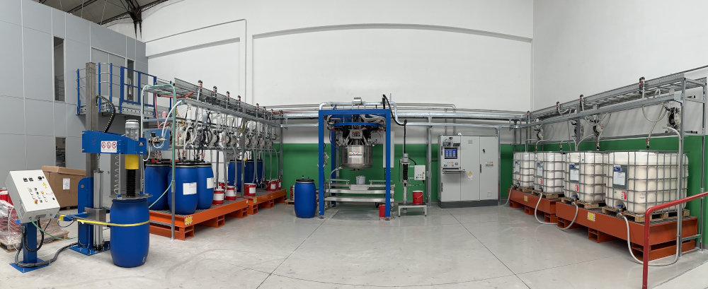 Inkmaker completes third mixing-dispensing station at Samograph