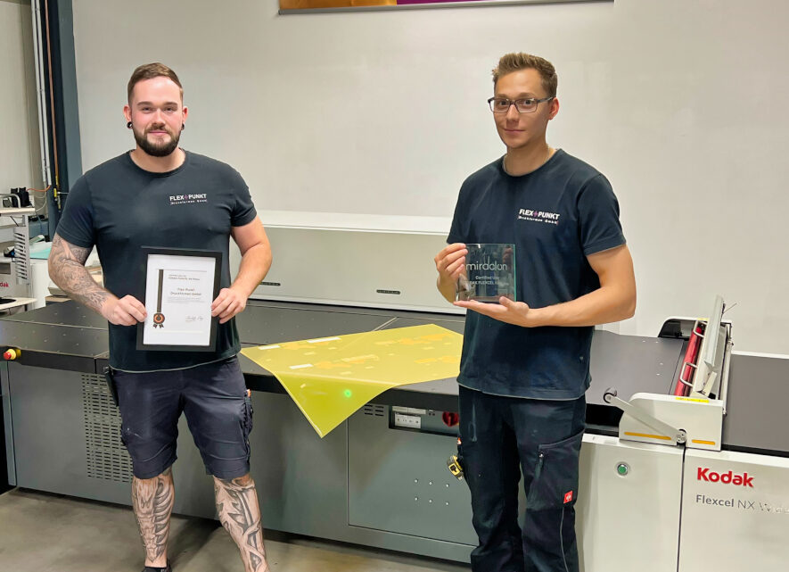 Flex-Punkt achieves Miraclon Certification for KODAK FLEXCEL NX Plates