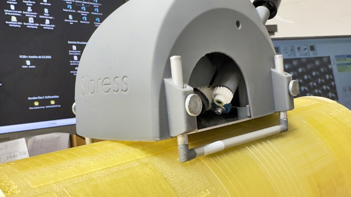 Sibress to showcase new version of FlexoControl 3D Plus for photopolymer sleeves at Labelexpo Europe 2025